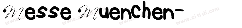 Messe Muenchen字体转换